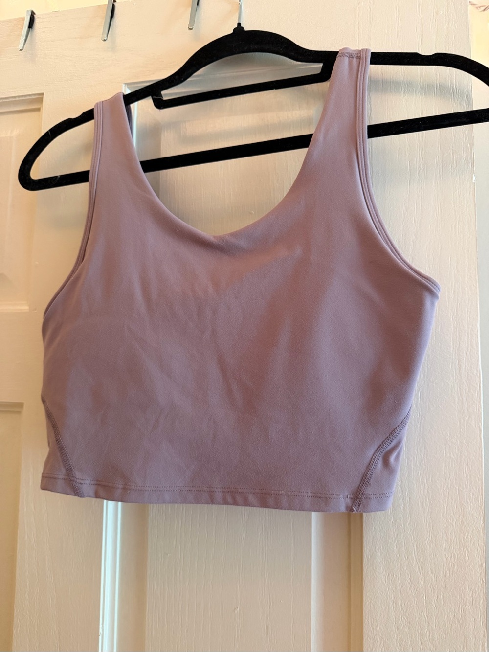 Mono B Dusty Mauve Cropped Athletic Tank